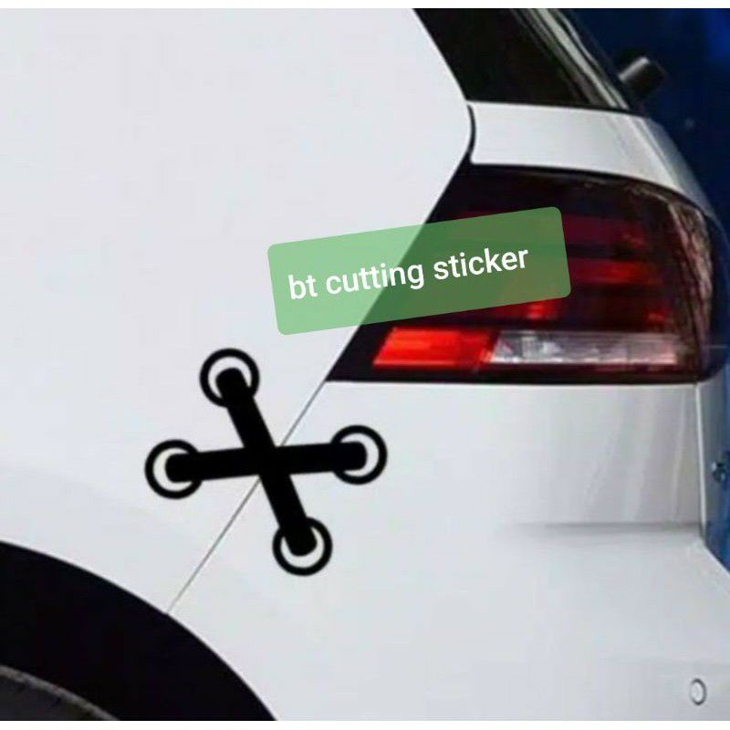 Cutting Stiker/Sticker Mobil Unik Lucu/Sticker Mobil Lucu