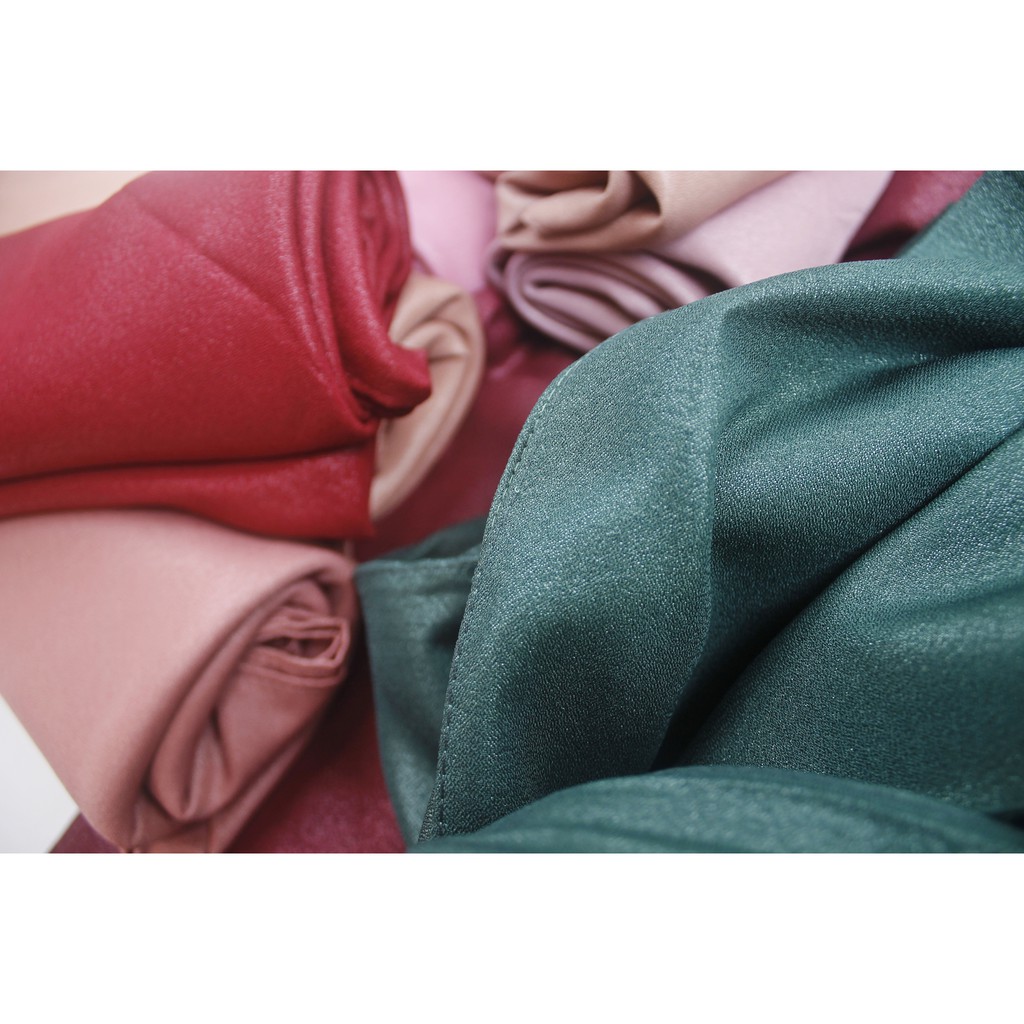 LUXURY NUR SINAR SYAR'I Laser Cut Hijab Segi empat Glamour Syari 130 Shinar jilbab segiempat Pesta-3