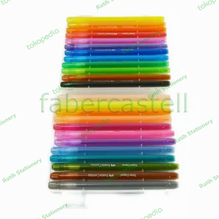 

Murah Twist Crayon Faber Castell 24 Warna / Crayon Putar Faber Castell 24 Bagus