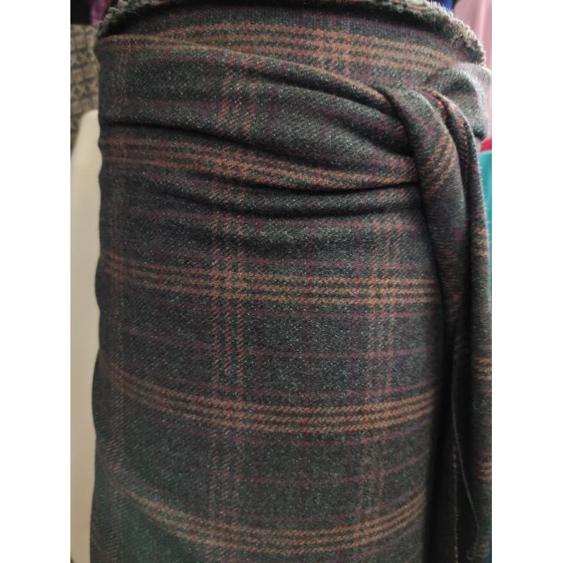 Kain Wool Blazer Acrylic Import _ Bahan Kain Wool Rajut Blazer (Harga Per 0.5 Meter)