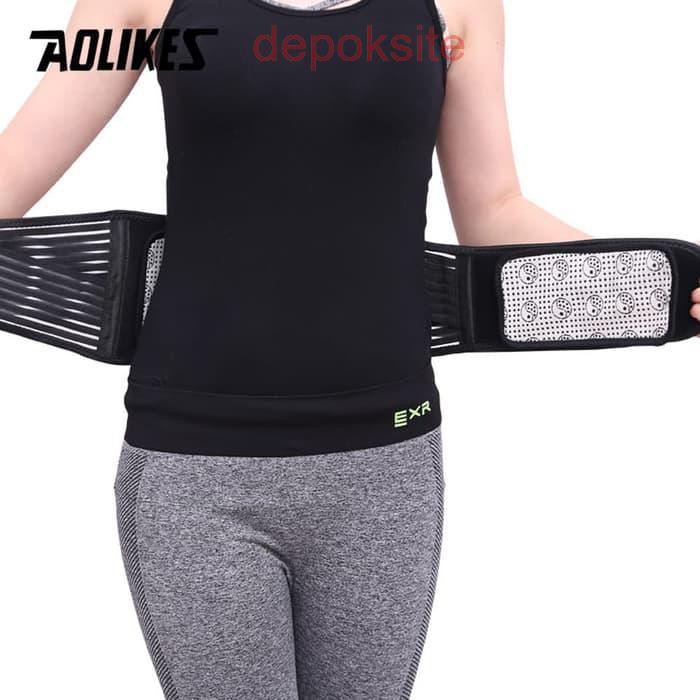 AOLIKES 7997 Korset Perut Terapi Pemanas Lumbar Support Waist Support Self Heating Tourmaline