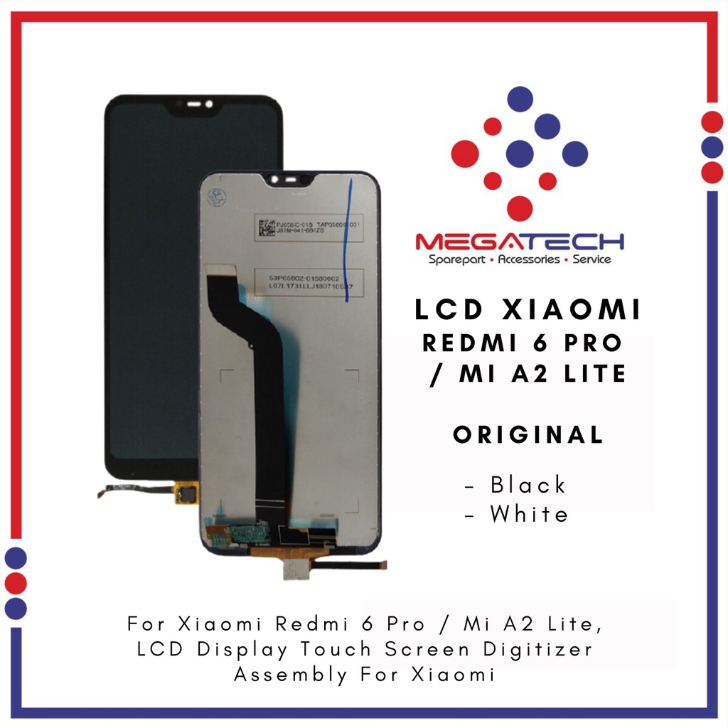 LCD Xiaomi Redmi 6 Pro / LCD Xiaomi Mi A2 Lite Universal Fullset Touchscreen