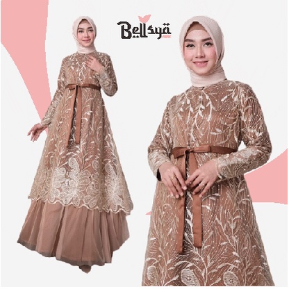 COD Gamis Tulle mix Tutu / Kebaya Modren / Gamis Pesta / Original Novie Kebaya / Gamis Tutu Gamis Br