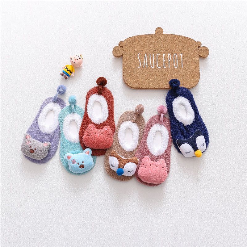 Kaos Kaki Bayi Prewalker / Kaos Kaki Bulu Lembut / Baby Socks Anti Slip Usia 0 - 1 Tahun [ Bunda Altaf ]