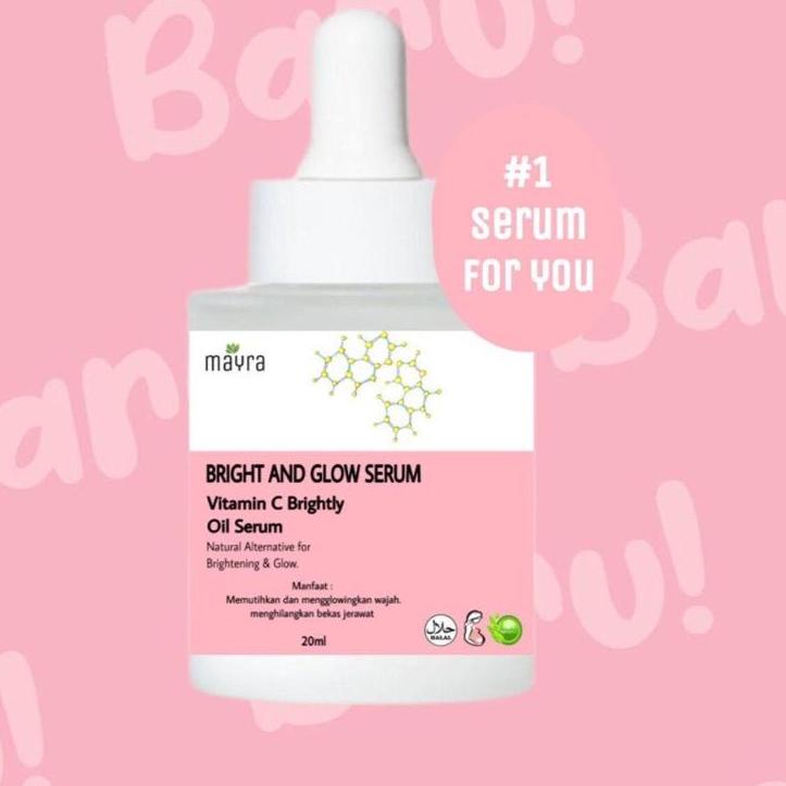 [✔️FLA⚡H⚡ALE✔️]SERUM MAYRA Serum wajah Serum Vit C Brightening Face Serum