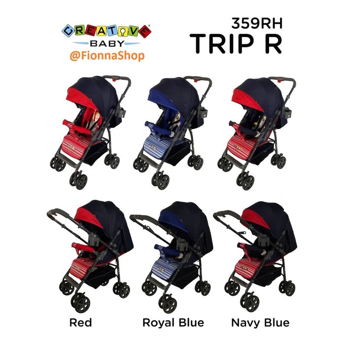 Stroller Creative 359 Trip R Dua Arah hadap ibu stroller bayi trip r