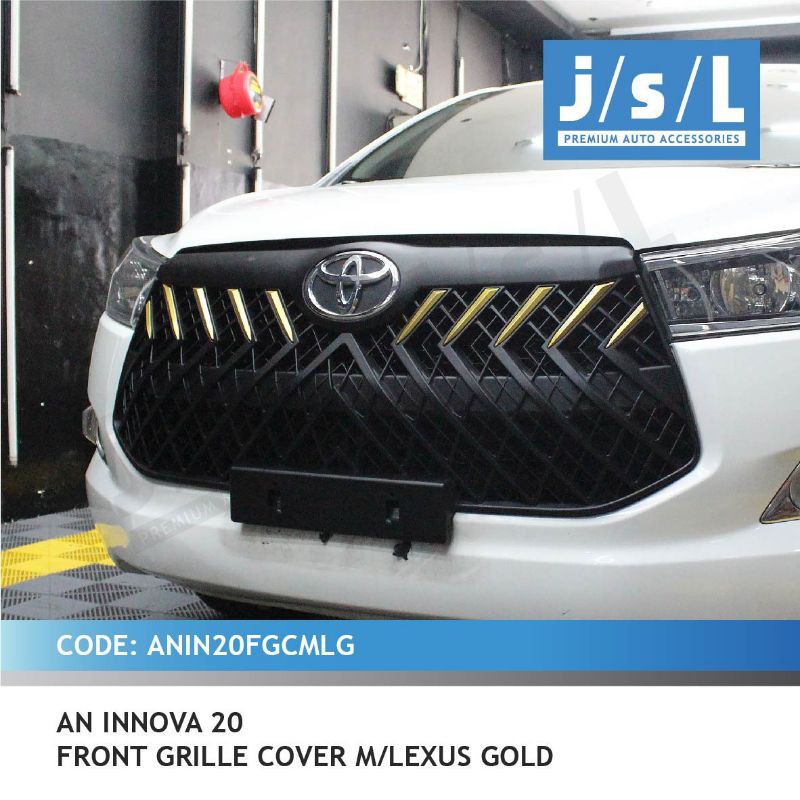 grill all new Innova 2016 Lexus Hitam list silver kuning gold merah biru jsl