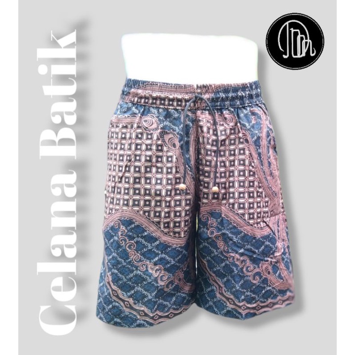 Deemenshop Celana Pendek Batik Pria Wanita
