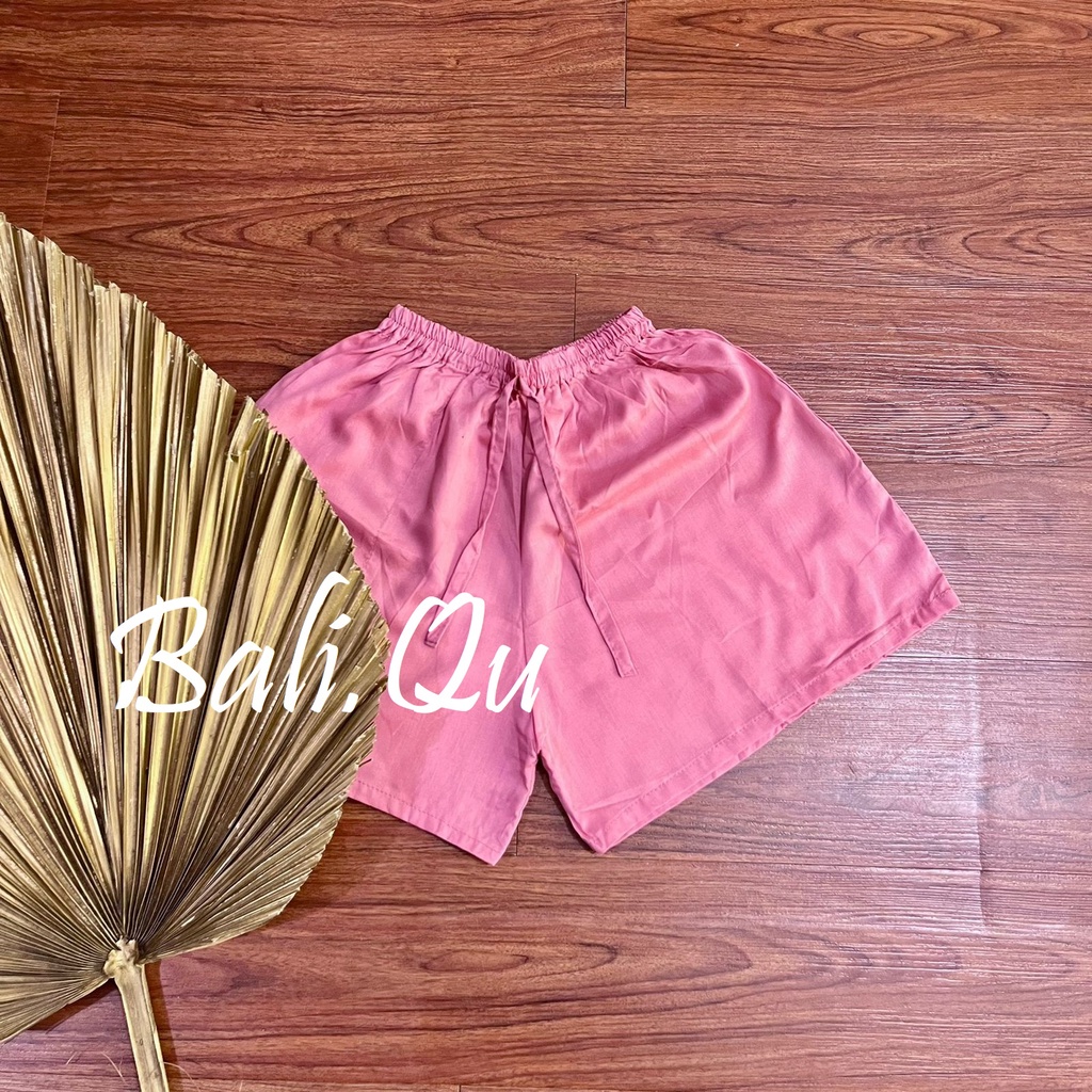 Celana Pendek Bali Polos Part 2-PINK STABILO