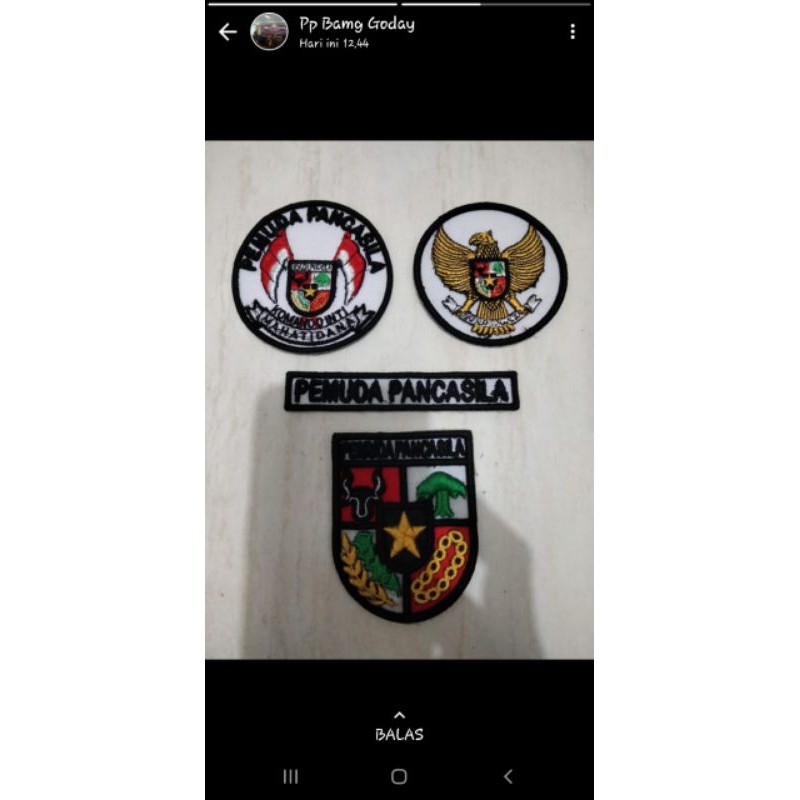 BORDIR TIMBUL PEMUDA PANCASILA