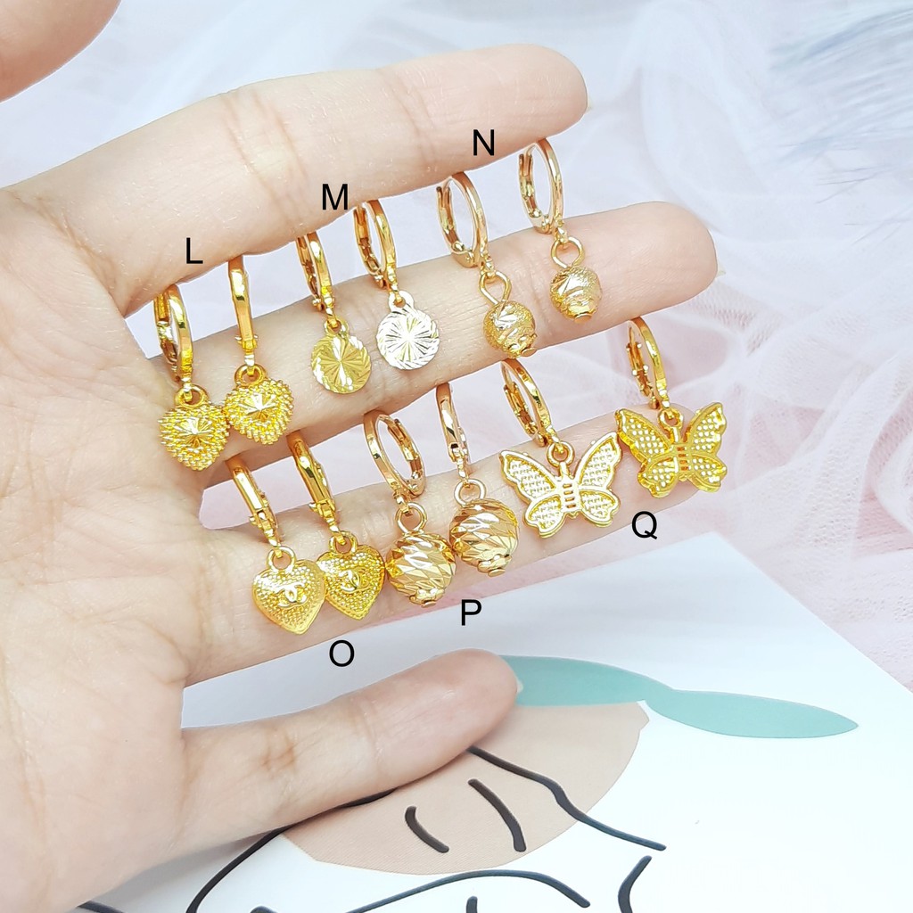 Anting Jurai Panjang Cantik Perhiasan Xuping Lapis Emas - BE170