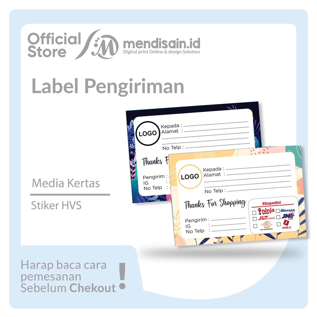 

Label Pengiriman Custom - Stiker Label Pengiriman - Label Pengiriman Olshop - Stiker Pengiriman Olshop