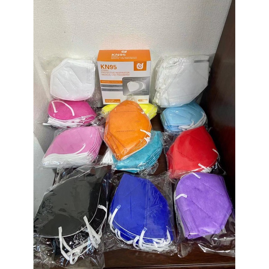 RFS Masker KN95 5 Ply 10pcs Earloop Medical Grade Warna warni