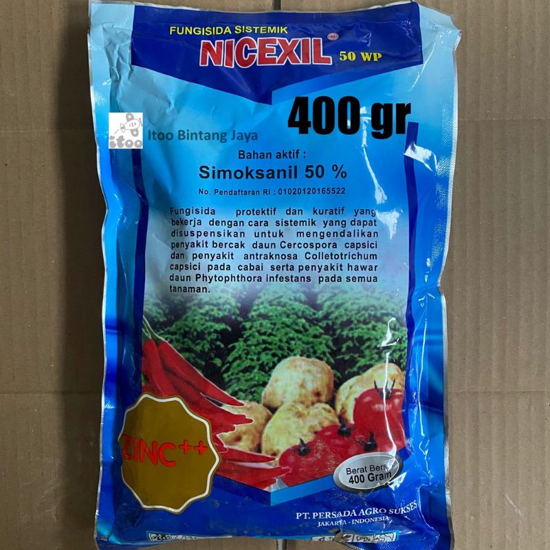 Fungisida Proktektif, Kuratif, Sistemik NICEXIL 50WP