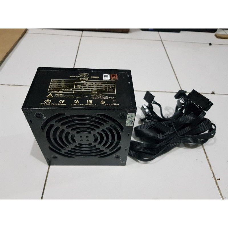 POWER SUPPLY PSU DEEP COOL 500W PURE 6/8PIN VGA 80+