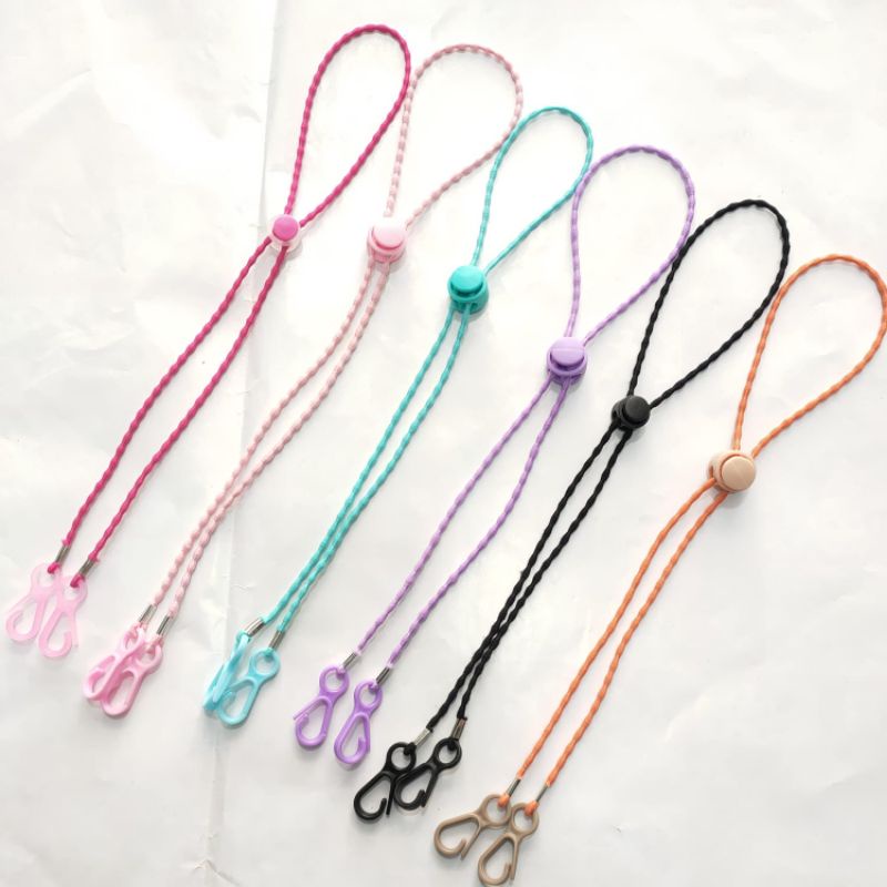 STRAP MASKER POLOS 2IN1 / STRAP MASKER MURAH / KALUNG MASKER