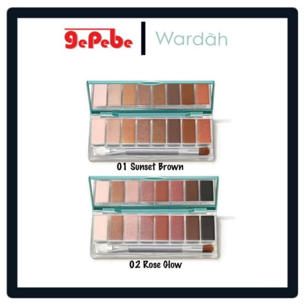 Wardah Exclusive Eyeshadow Palette 10gr