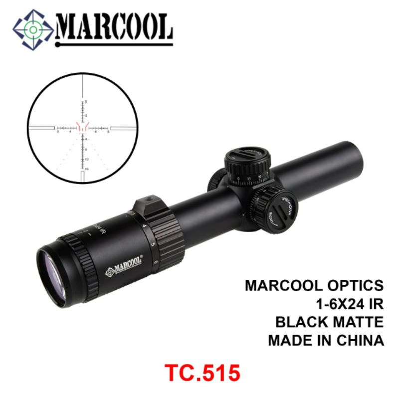 Telescope MARCOOL Stalker 1-6x24 IR Buntung