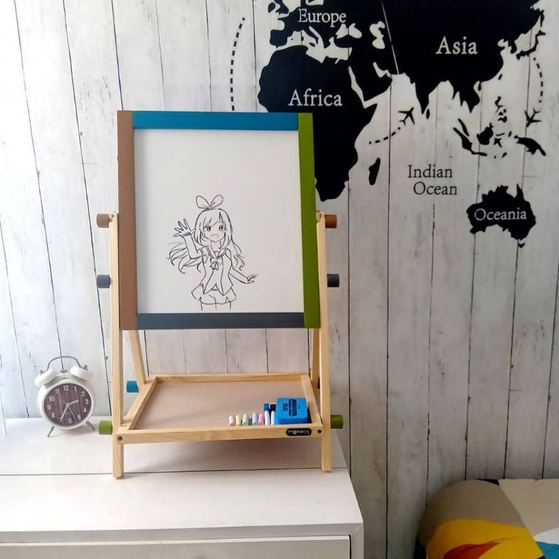 

Menkay 2in1 Drawing Board Earth tone