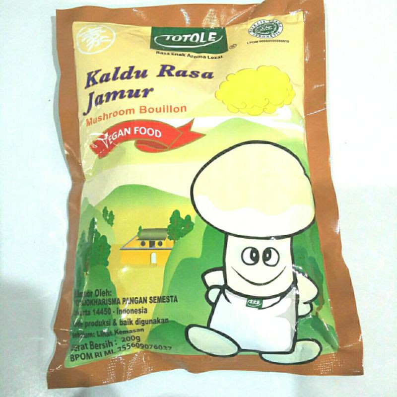 

TOTOLE KALDU RASA JAMUR, 200g, HALAL, VEGAN, IKPS