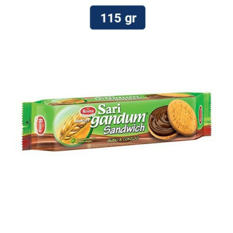 

Roma Sandwich Sari Gandum Regular Pack - Netto 115 gr