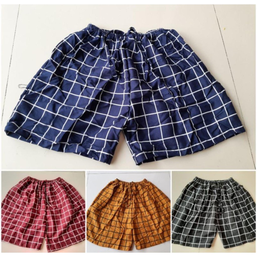 ilook | Celana Kotak/ Hot Pants Kotak - bahan crepe