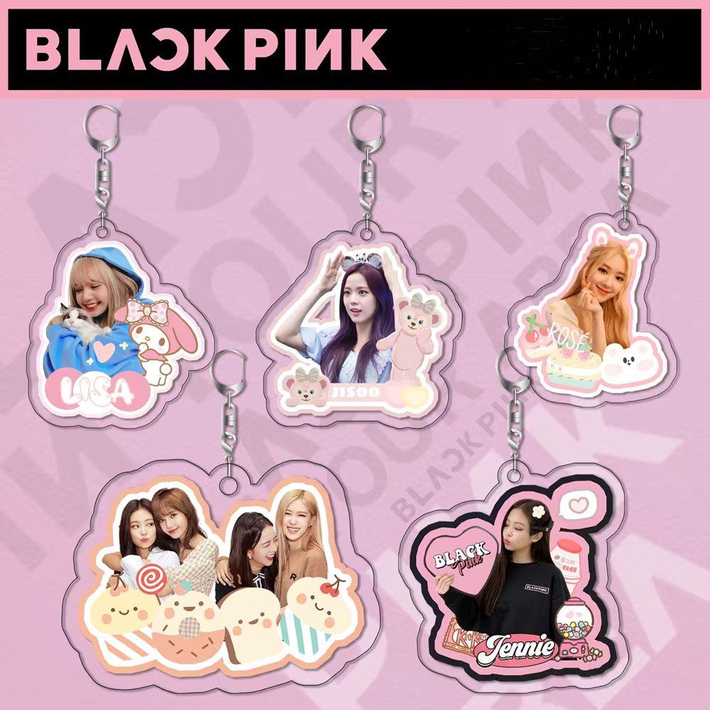 Liontin Nanas Blackpink Dua Sisi Transparan Humanoid Blackpink