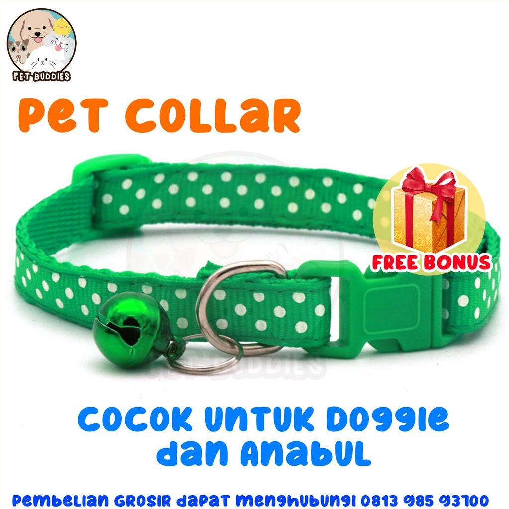 Pet Collar Kalung Lonceng Kucing/Anjing Motif Lucu