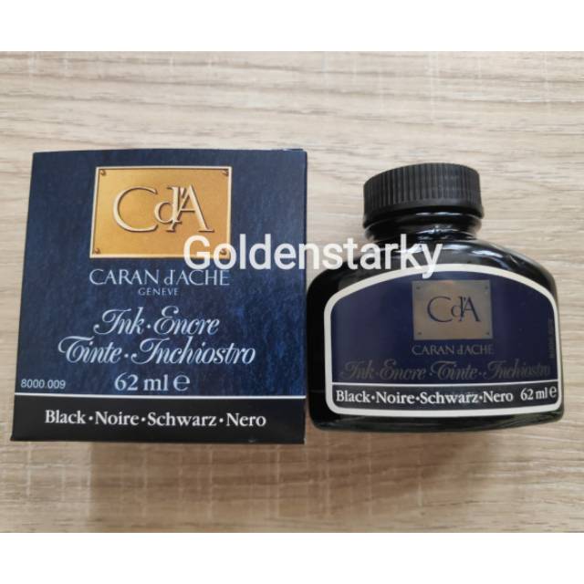 

CARAN d'ACHE/ Cd'A Ink/ Tinta CDA Black 62ml