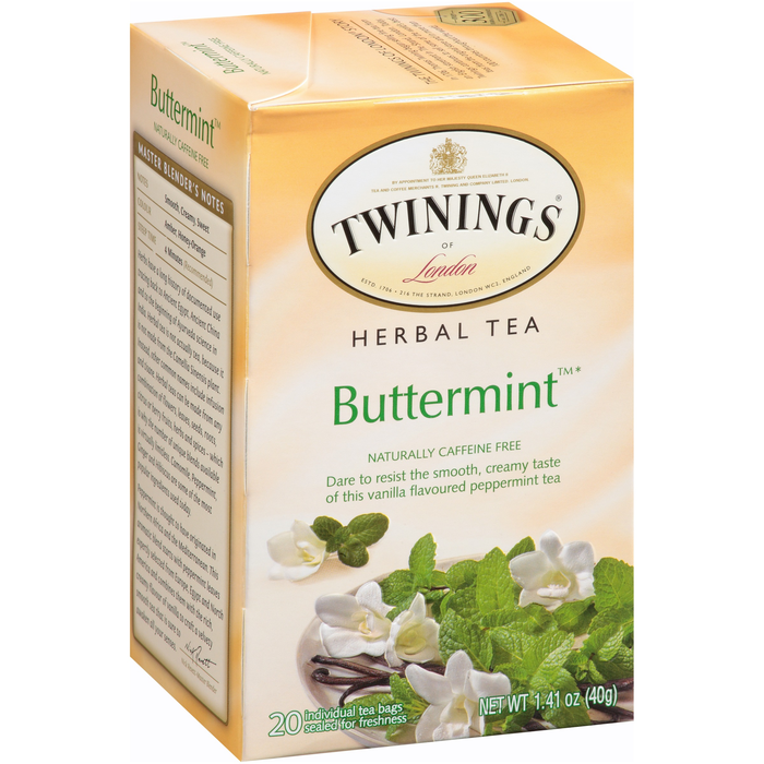 

Twinings Herbal Tea Buttermint 20 Tea Bags ORI USA