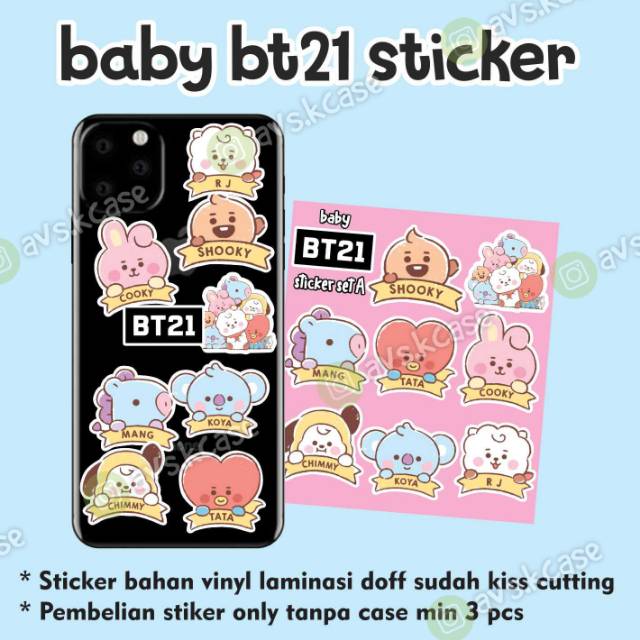 

Baby BT21 sticker set | Sticker case BABY BT21