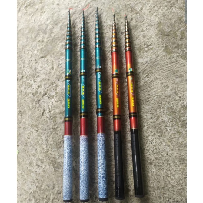 Joran tegek orca tjl ruas pendek *material fiber*ruas tertutup 30cm*ringan kuat*kolong full kramik r