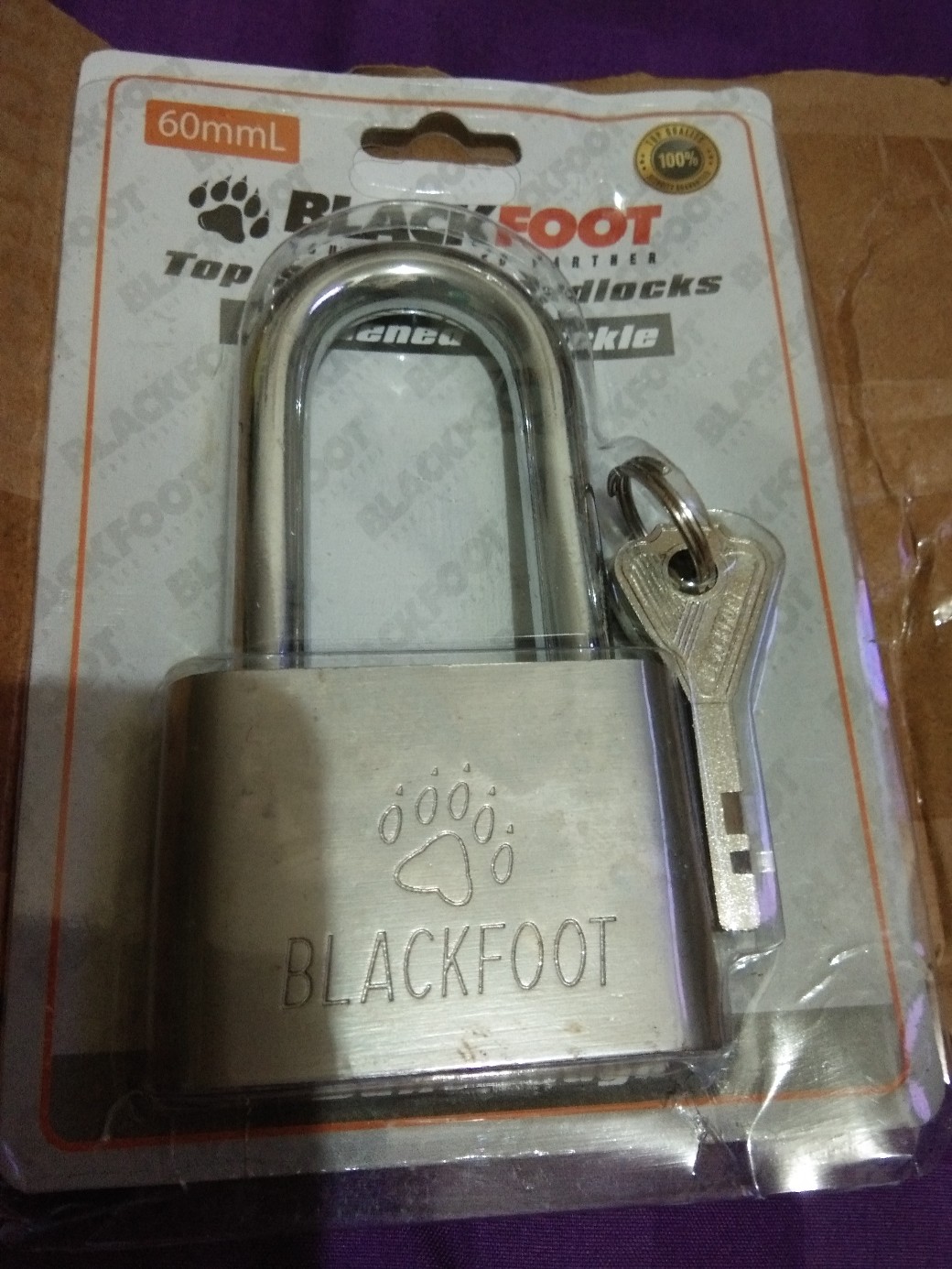 Gembok Blackfoot 60mm Leher Panjang Gembok Pagar Gembok Rumah Padlock