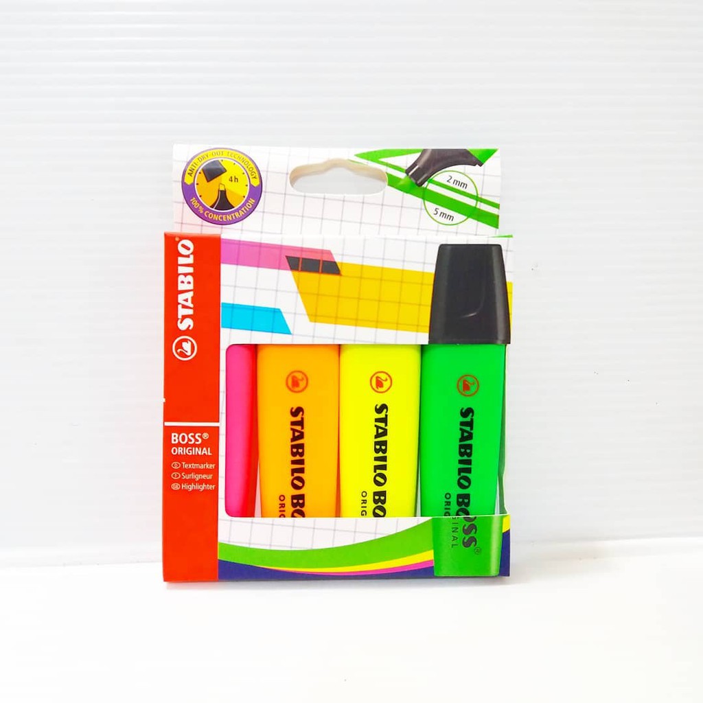 

STABILO BOSS ORIGINAL SET 4 / STABILO / HIGHLIGHTER