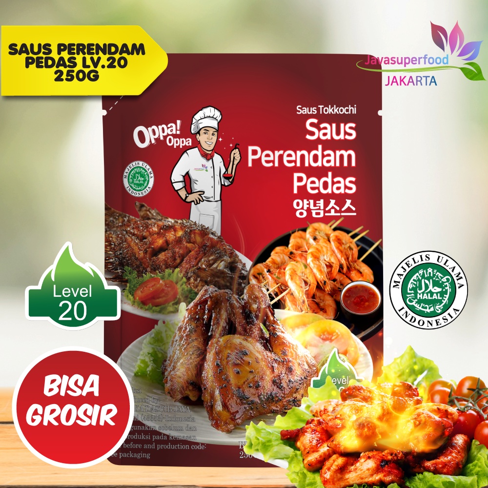 Saus Perendam Pedas Tokkochi Saus Buldak Pedas 250g Level 20 Oppa-Oppa