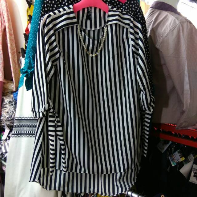 Blouse salur baju murah atasan wanita grosir fashion cewek murah tanah abang