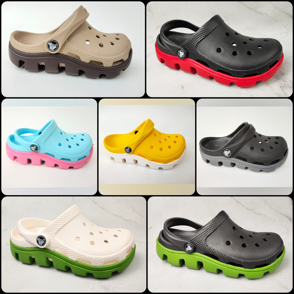 Crocs Duet Sport Clog Junior | Sepatu Anak | Sendal Anak | Sendal Crocs Anak | Sandal Crocs | Crocs