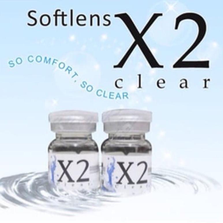 [KODE PRODUK TC7IE4970] SOFTLENS BENING X2 CLEAR DIA 14MM MINUS 0.50 - 20.00 + FREE LENSCASE
