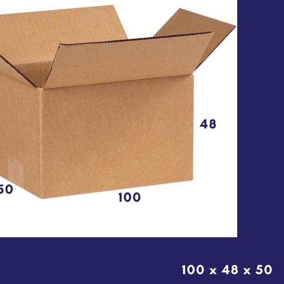 

KARDUS BESAR 100x48x50 cm POLOS MURAH DAN BARU !!!