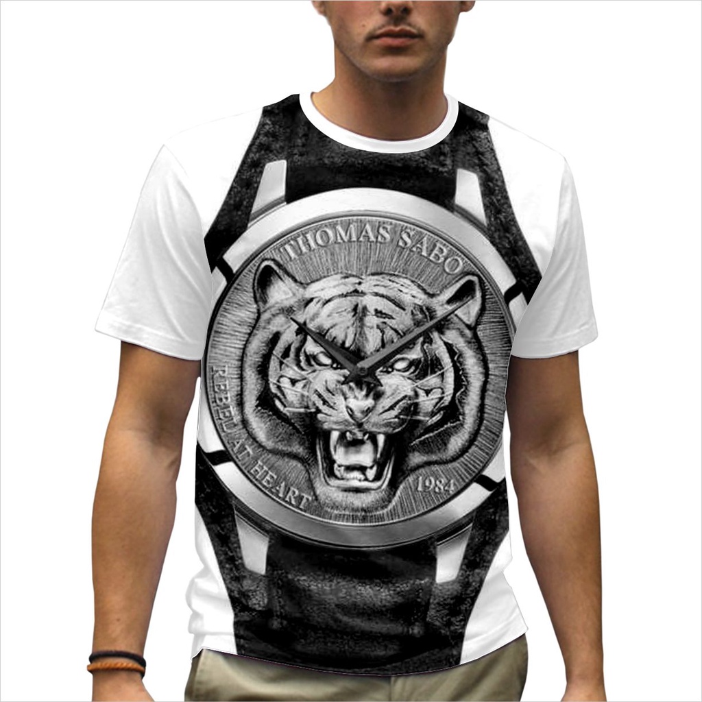 Kaos Pria Jam Tangan 3D Thomas Sabo 1984 - Kaos Pria Big Size - SHOPLAB88