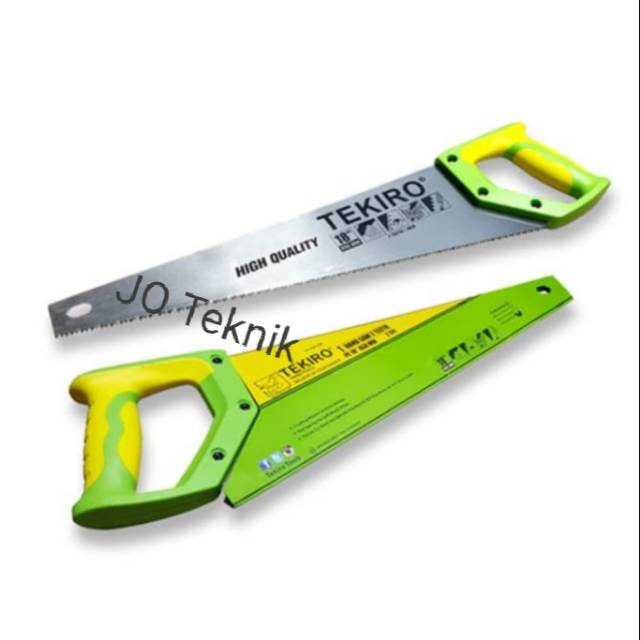 GERGAJI TANGAN TPR GAGANG TPR 2 MATA TEKIRO / GERGAJI KAYU TEKIRO 18 INCH MURAH BERKUALITAS.