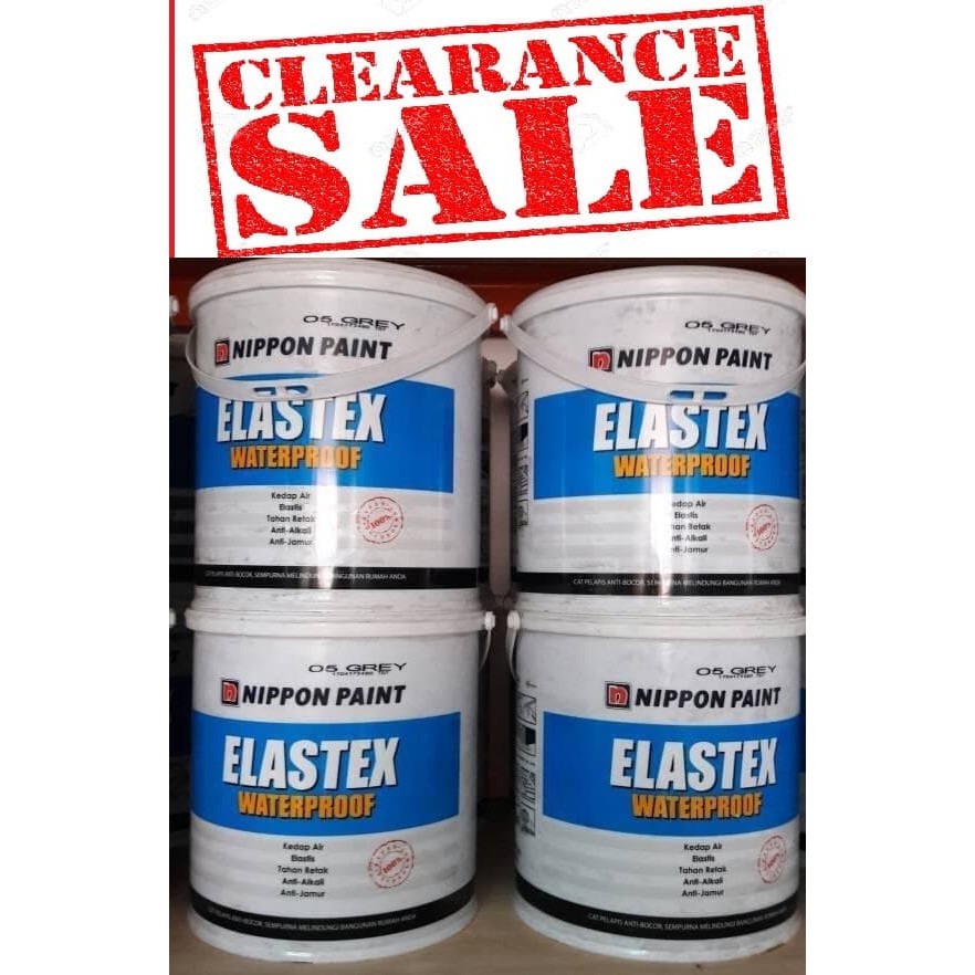 CAT WATERPROOFING ELASTEX NIPPON PAINT 5 KG