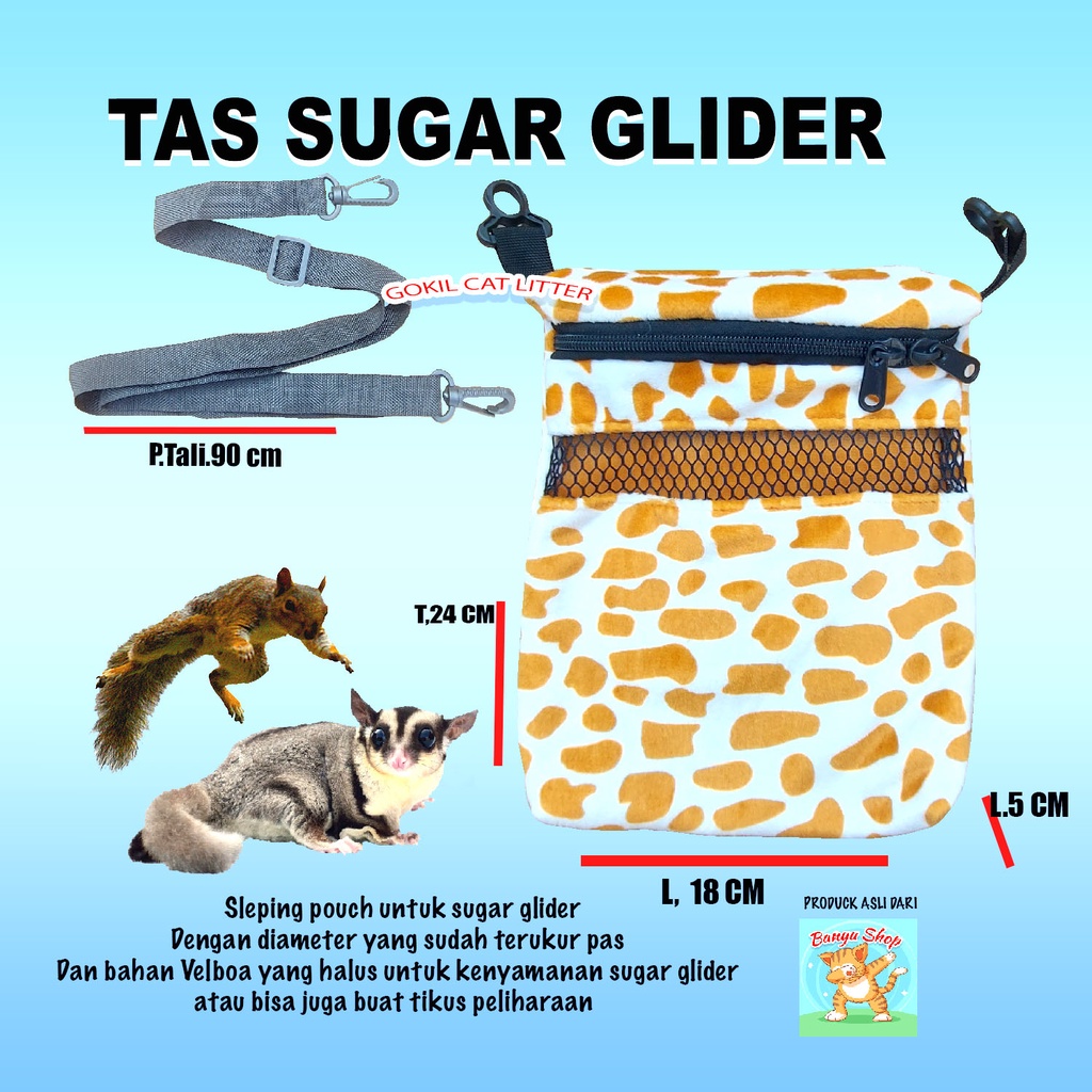 SLEEPING POUCH-TAS SUGAR GLIDER-TOTOL