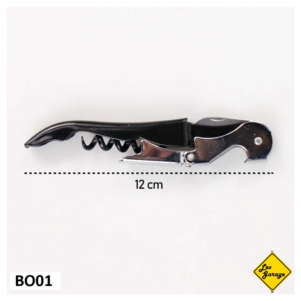 Alat Pembuka Tutup Botol Wine Anggur Beer Bottle Opener Corkscrew