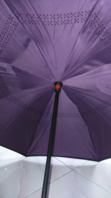 Payung Terbalik Kazbrella 2nd Generation Tombol Merah Non Sarung