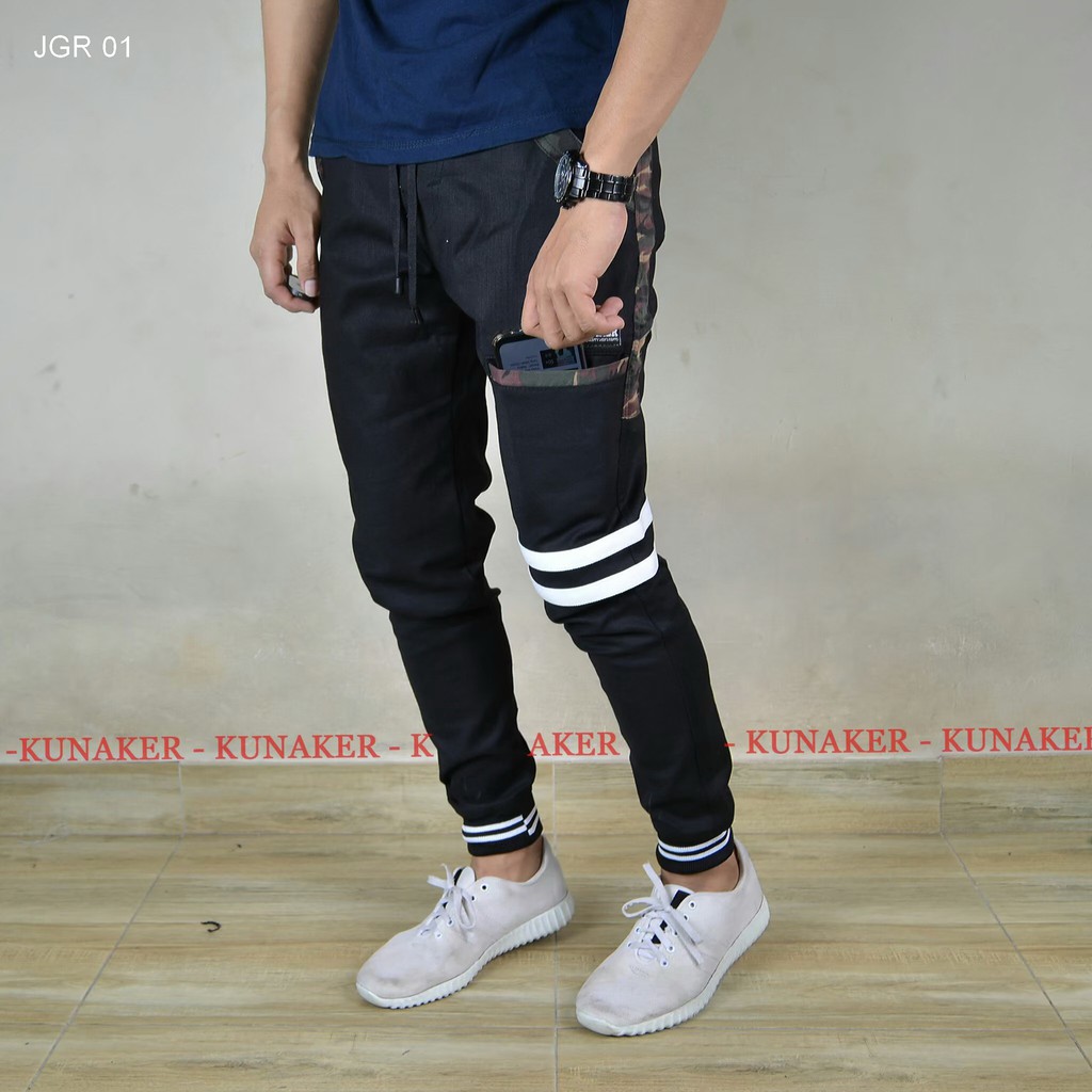 CELANA JOGGER CHINOS - CELANA CARGO JOGGER - CELANA JOGGER CARGO ORIGINAL KUNAKER - CELANA PANJANG 1