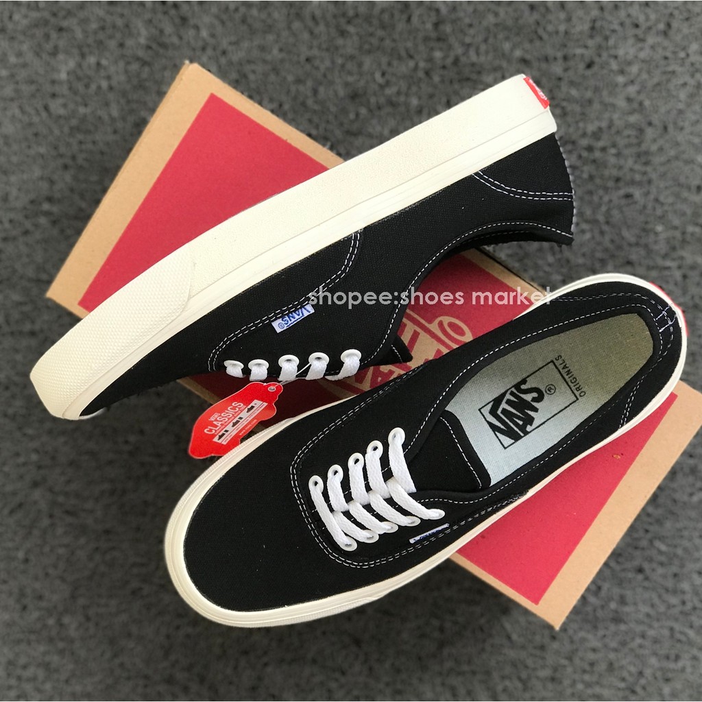 Sepatu Vans Authentic OG Ivory Black White