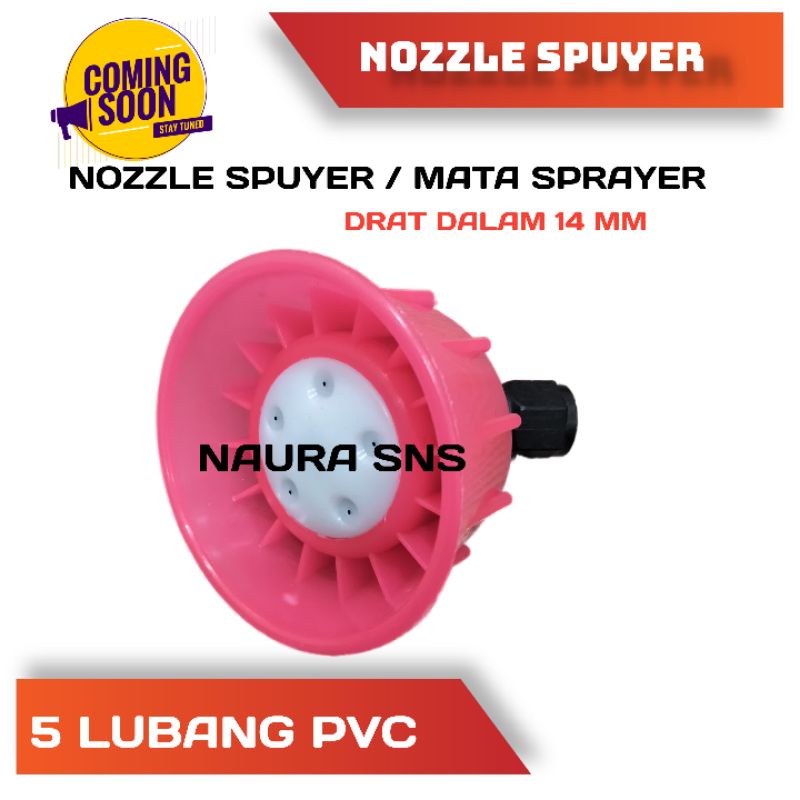 Jual NOZZLE / NOZZLE MODEL BUNGA LUBANG 5 / SPUYER / NOZEL SPRAYER ...