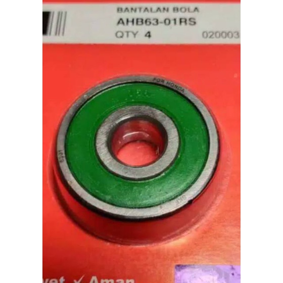 Bearing 6301 bearing laher roda bantalan bola 6301RS