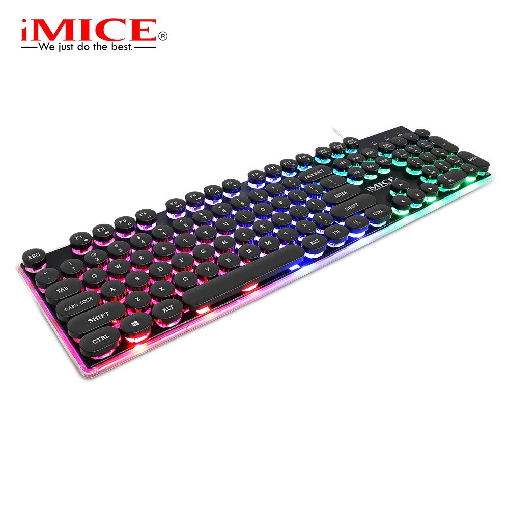 iMice Gaming Keyboard RGB Backlit - AK-700 - Black